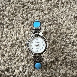 Turquoise and Silver Women's Watch